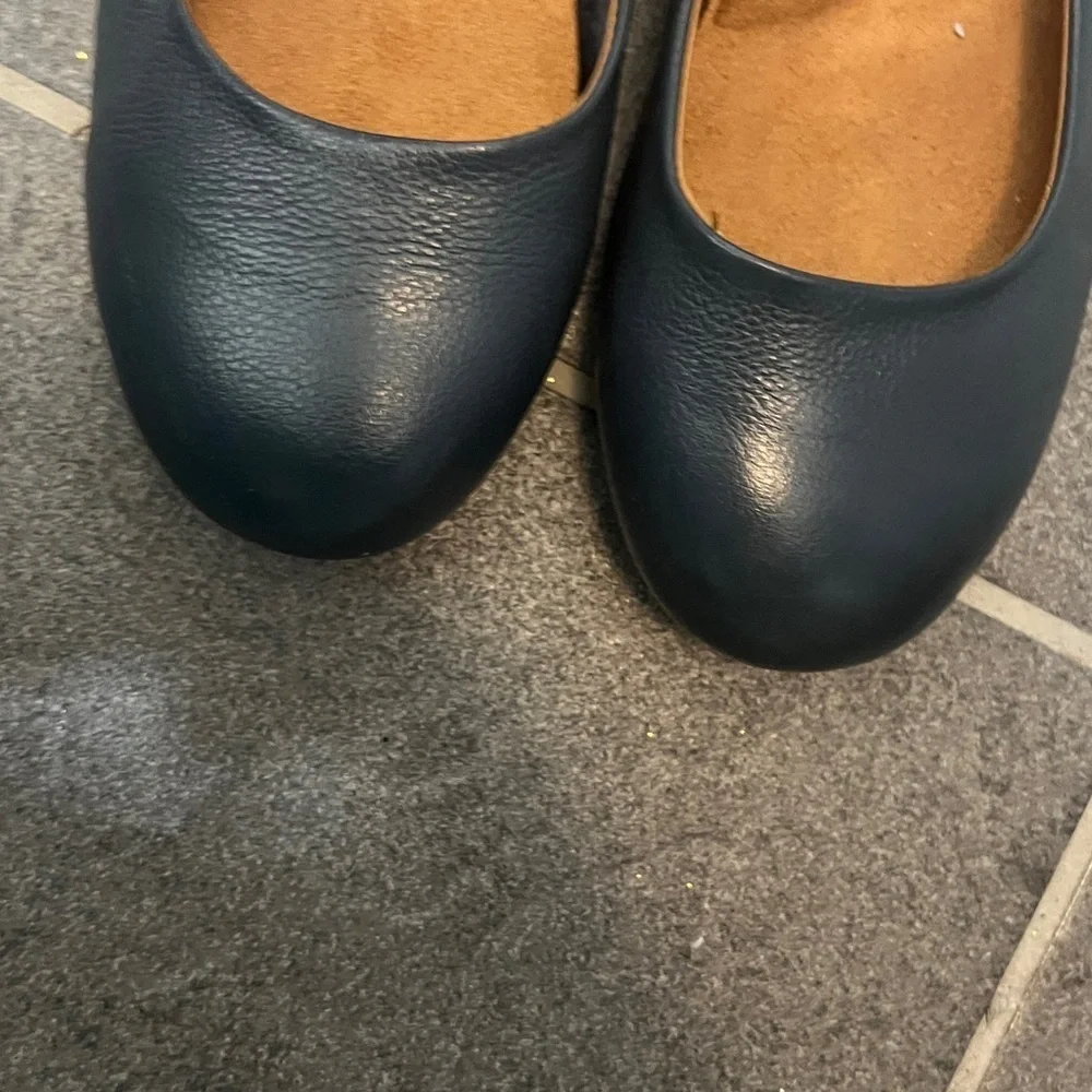 Softwalk Sonoma Ballet Flats Slip On Blue Women’s Size 9W walking summer spring